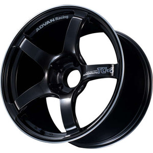 Advan Racing TC4 4x100 16x7.0 +31 BLACK GUNMETALLIC & RING