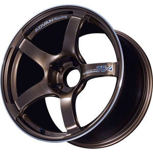 Advan Racing TC4 4x100 15x7.0 +30 UMBER BRONZE METALLIC & RING