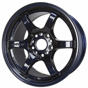 Gram Lights 57DR 5x114.3 18x10.5 +12 DARK BLUE CHROME