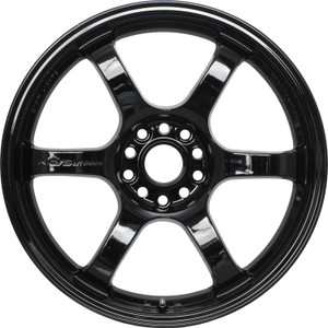 Gram Lights 57DR 4x100 15x8 +35 GLOSS BLACK