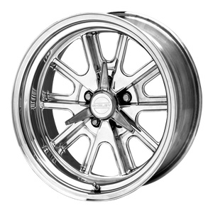 American Racing Vintage 427 5x114.3 17x7 0 TWO-PC MAG GRAY POLISH BARREL