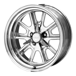 American Racing Vintage 427 5x120.65 17x8 +6 TWO-PIECE POLISHED