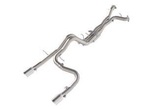 aFe 22-26 Ford Bronco V6 3.0L (tt) Vulcan Series 3in 304SS Cat-Back Exhaust System w/ Polished Tips - 49-33154-P Photo - Primary