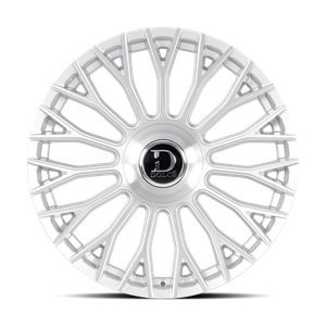 DOLCE LUXURY ROMA Blank 22x10.5 +35 Glossy Sliver Brush Face