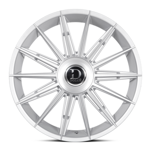 DOLCE LUXURY MIRELLI 6x135 24x9 +15 Glossy Sliver Brush Face