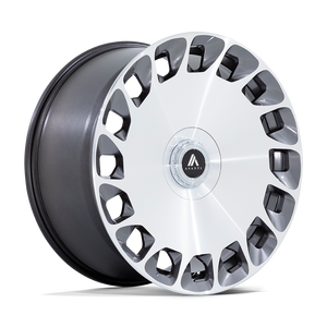 Asanti Black 045 6x135/6x139.7 24x10 +30 GLOSS PLATINUM BRIGHT MACH FC