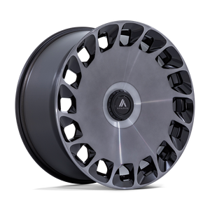 Asanti Black 045 5x112/5x120 24x10 +35 GLOSS BLACK MACHINED FC W/ DDT