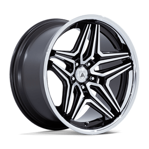Asanti Black 046 5x120 20x9 +15 GLOSS BLACK MACHINED