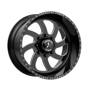 American Force 76 8x180 22x10 -25 BLACK