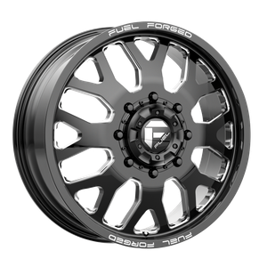 Fuel 1PC 019 6x139.7 20x10 -25 GLOSS BLACK MILLED