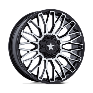 MSA Offroad Wheels 050 5x114.3 20x7 0 GLOSS BLACK MACHINED