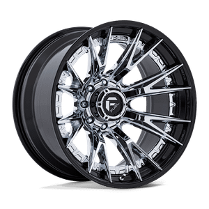 Fuel 1PC 402 8x170 20x10 -18 CHROME W/ GLOSS BLACK LIP