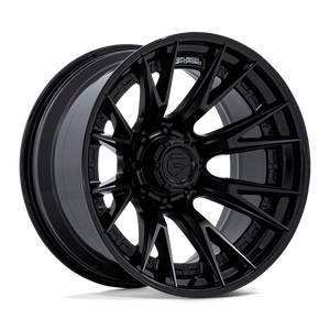 Fuel 1PC 402 8x165.1 20x9 +1 MATTE BLACK W/ GLOSS BLACK LIP