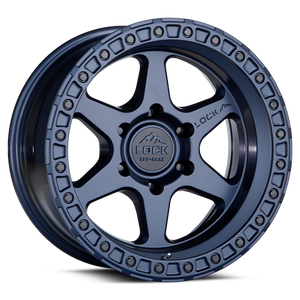 LOCK OFFROAD OLYMPUS 5x127 18x9 +1 Matte Blue