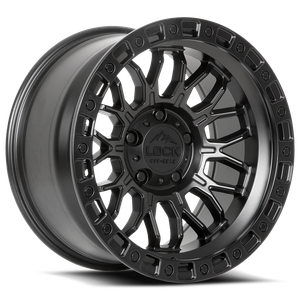 LOCK OFFROAD COMBAT 6x135 17x9 +12 Matte Bronze W Matte Black Ring