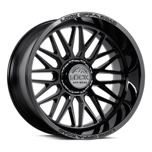 LOCK OFFROAD INVADER FORGED BEADLOCK 6x139.7 17x9 +12 Matte Black Forged