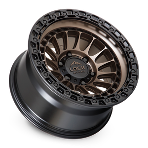 LOCK OFFROAD MOJAVE 6x135 17x9 0 Matte Bronze W Matte Black Ring