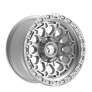 Fittipaldi Offroad FT101MS 6x135 18x9 +18 Gloss Silver with Machined Face and Undercut