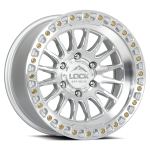 LOCK OFFROAD GRIT 6x135 17x9 +1 Machine With Clear Coat