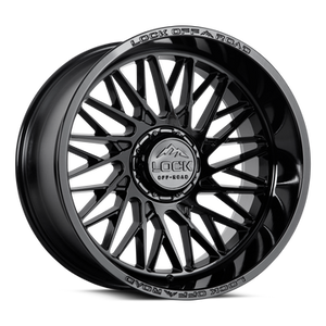LOCK EXTREME BANDIT 8x165.1 20x10 +18 Gloss Black