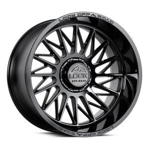LOCK EXTREME ASSAULT 8x170 22x10 +18 Gloss Black