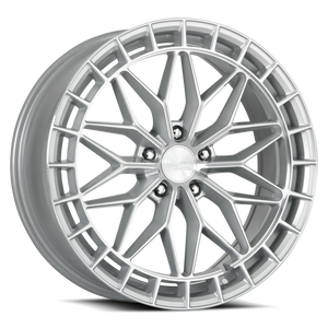 KATANA RACING KR12 5x100 17x7.5 +40 Glossy Silver Machine Face