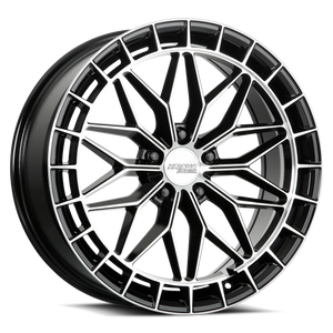 KATANA RACING KR12 5x110 18x8 +40 Glossy Black Machine Face