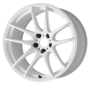 WORK Emotion CR Shigoku 5x100 18x9 +45 Ice White ICW