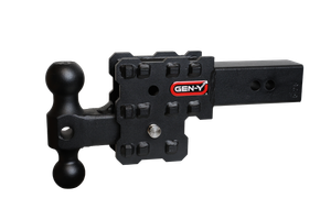 GEN-Y Hitch Gen-Y Phantom-X 2.5in Solid Shank 2.5in Drop 1.6K TW 16K Hitch w/GH-051 (No Flat Towing) - GH-2412X