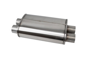 Corsa PRO-Series Tuned 304SS Muffler 3.0in Dual Inlet/Outlet - 22.25in OAL - CPX3030 Photo - Primary