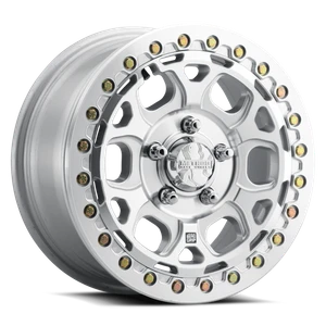 Method MR416 Beadlock 15x7 / 5x4.5 / 55mm Offset / 68.00mm Bore - Machined Clear Coat Wheel - MR41657012361B Photo - Primary