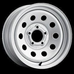 Allied - Pacer 229S Silver Modular 8X6.50 16x6 00 Gloss Silver