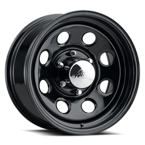 Allied - Pacer 297B Black Soft 8 6X5.50 17x8 -12 Gloss Black