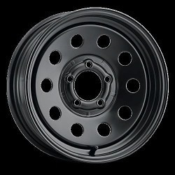 Allied - Pacer Black Modular Trailer 8X6.50 16x6 00 Gloss Black