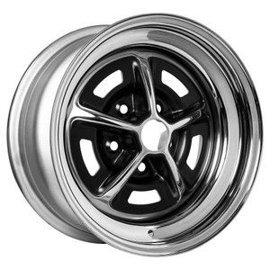 Boyd Coddington 54 Series Magnum 500 5X4.50 15x8 0 Chrome / Semi Black