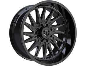 TIS 547B 8X6.50 20x9 18 Gloss Black
