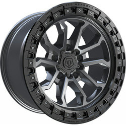 TIS 556AB 6X5.50 22x10 10 Anthracite w/Black Ring