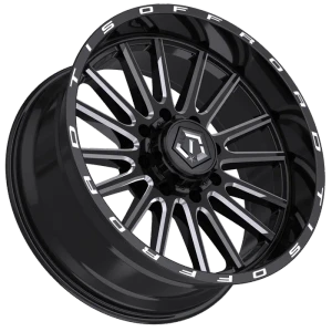 TIS 544B 8X170 24x12 -44 Gloss Black