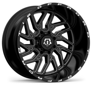 TIS 544B 8X6.50 24x14 -76 Gloss Black