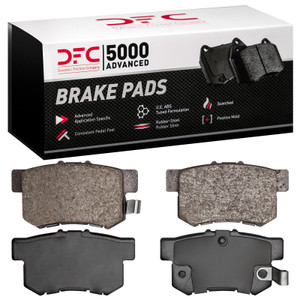 DFC DFC 87-22 Acura Integra Rear 5000 Advanced Ceramic Brake Pads - 1551-0537-00