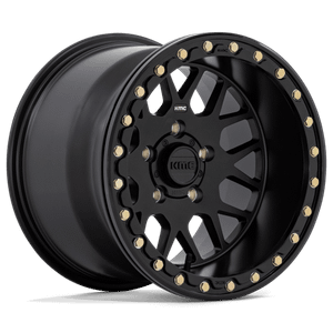 KMC Powersports GRENADE UTV BEADLOCK 4x137 18x9 -24 Satin Black
