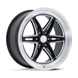 American Racing GROOVE 6 DRAG 6x139.7 22x9.5 +25 Gloss Black Milled W/ Dc Lip