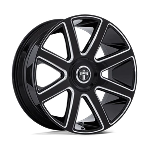 DUB 1PC PULL BLANK 26x10 +20 Gloss Black Milled