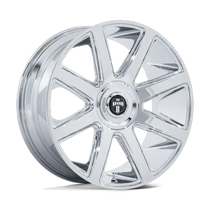 DUB 1PC PULL BLANK 24x10 +15 Chrome