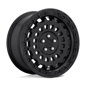 Fuel 1PC ZEPHYR 5x114.3 17x8 +38 Candy Orange/m-blk Ring