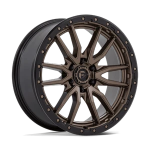 Fuel 1PC REBEL 6x139.7 22x9 +20 Matte Bronze Black Bead Ring