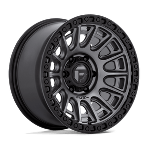 Fuel 1PC CYCLE 5x127 17x8.5 +30 Matte Gunmetal W/ Black Ring