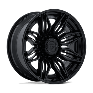 Fuel 1PC MUTINY 8x180 20x10 -18 Matte Black W/ Gloss Black Lip