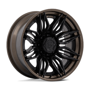 Fuel 1PC MUTINY 8x165.1 20x10 -18 Matte Black W Gloss Bronze Lip
