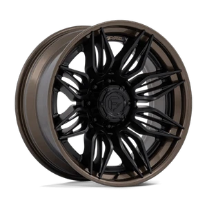 Fuel 1PC MUTINY 8x165.1 20x9 +1 Matte Black W Gloss Bronze Lip